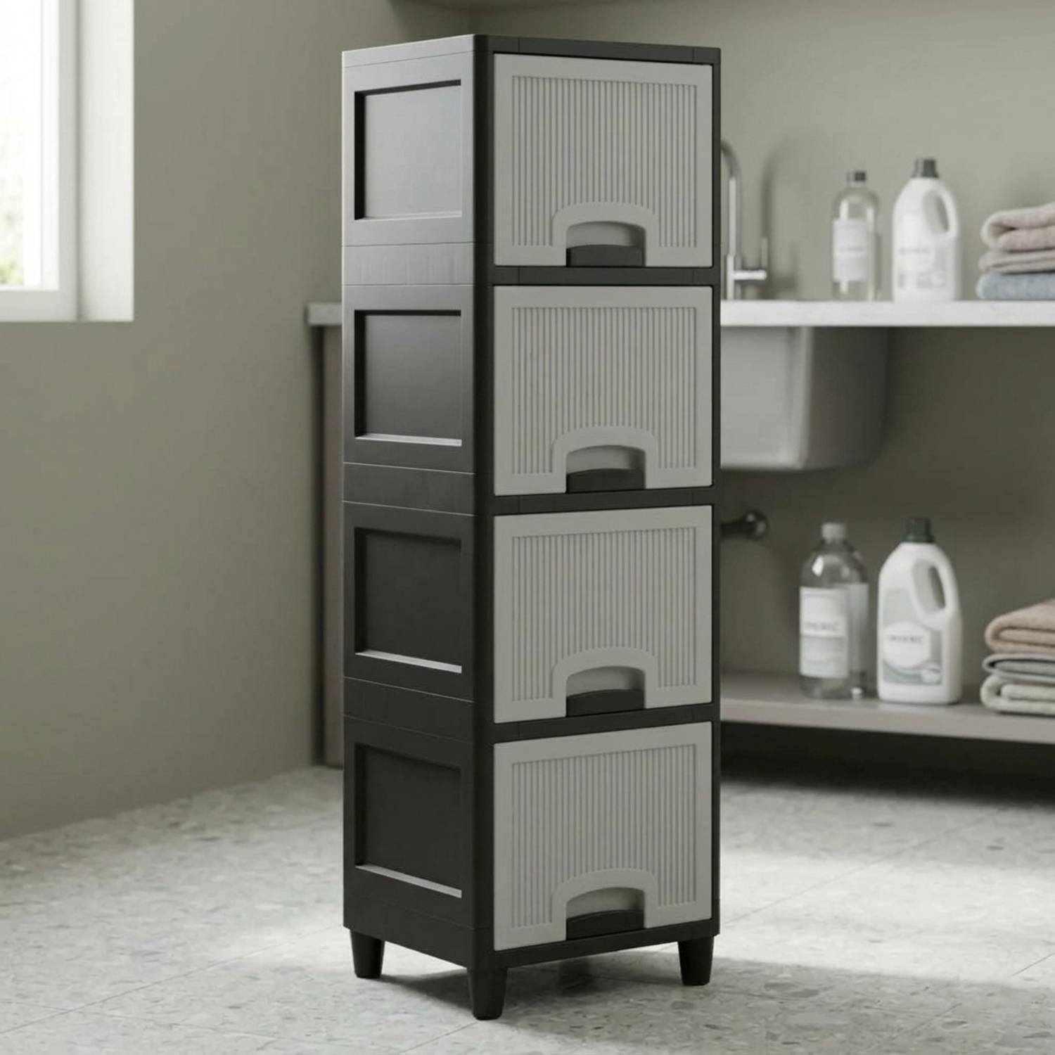 Suptikes Plastic Organizer Vertical Shoe Stand - Image 1