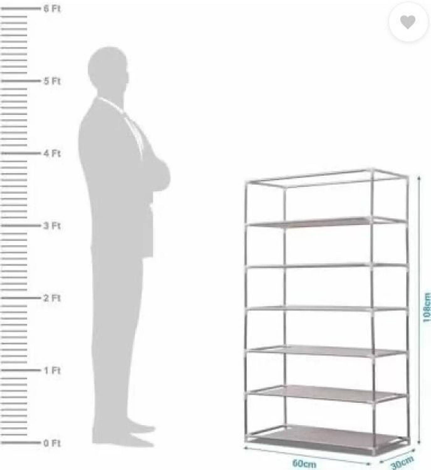 Palkolink CHOUXPRO 6-Layer Shoe Rack - Image 3