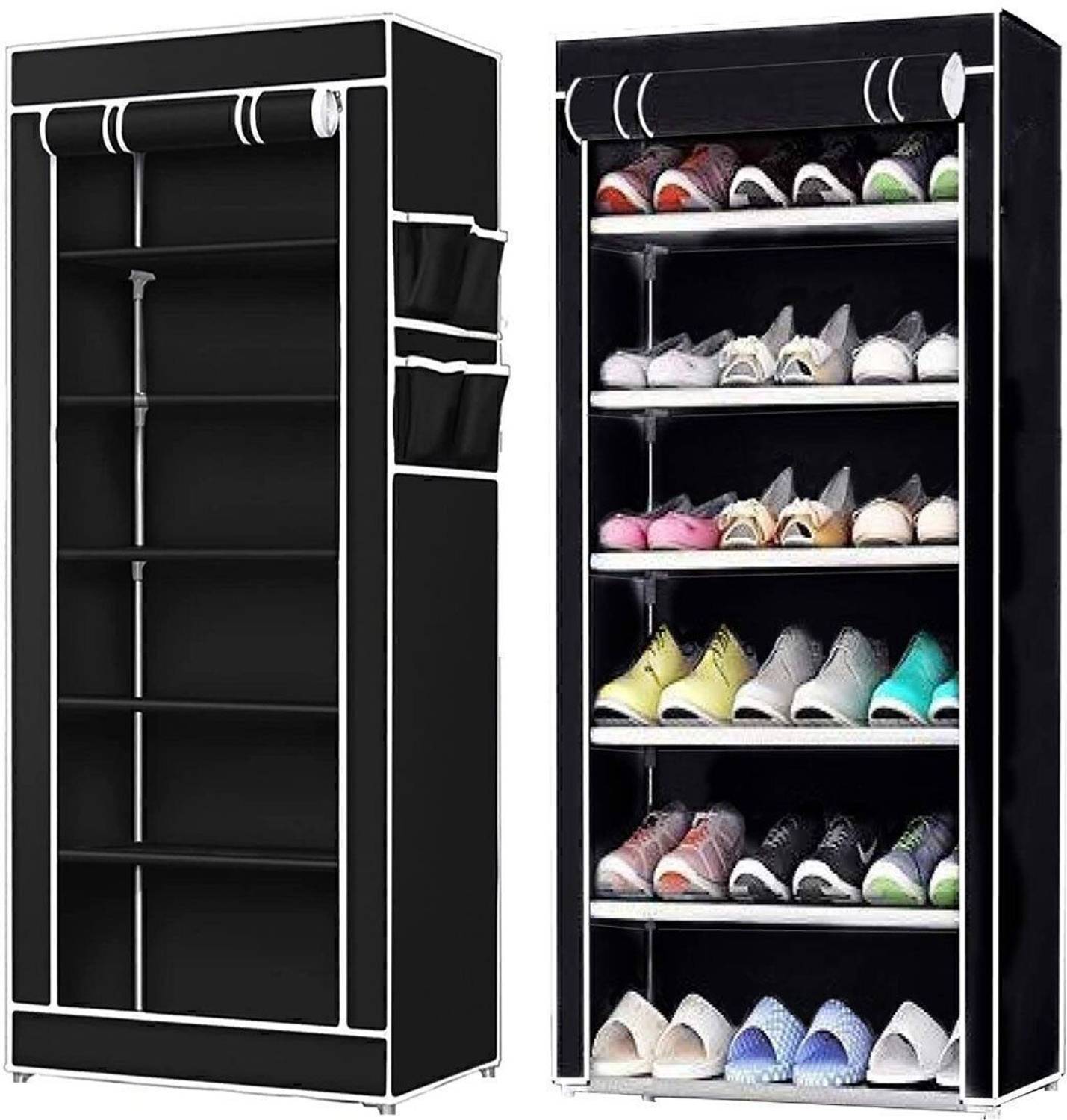 GirjaHub Strong & Stable Shoe Rack for Home Multipurpose Plastic
