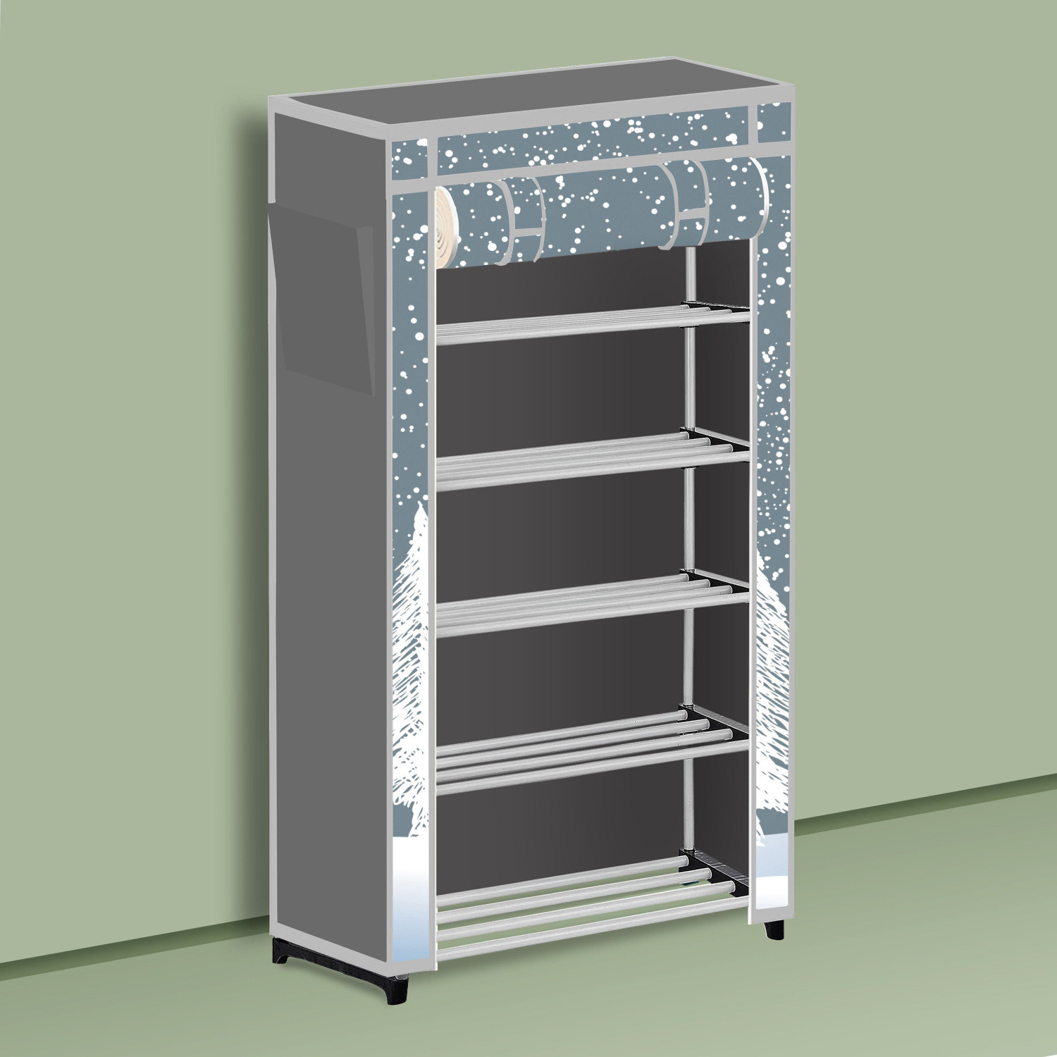 Image of RUSHIL WERE Metal, Plastic Shoe Stand