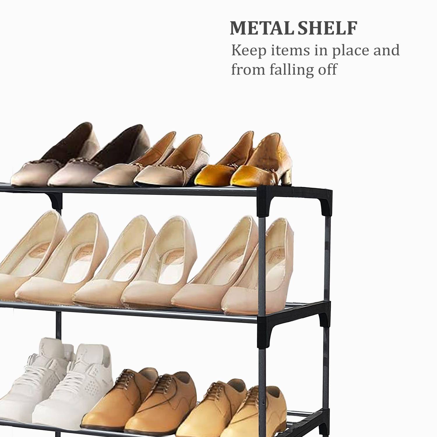Philoshop 4 Tier Metal Storage Organizer - Image 3