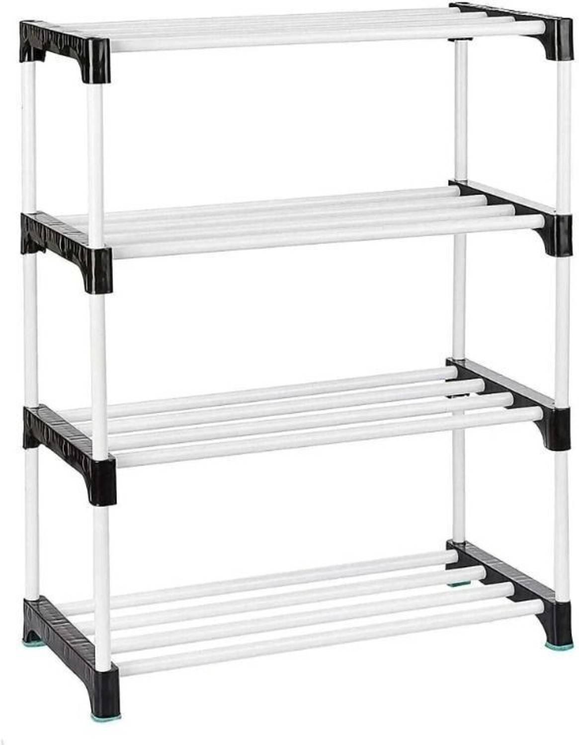 RKE 4 Layer Black Plastic Shoe Stand - Image 5