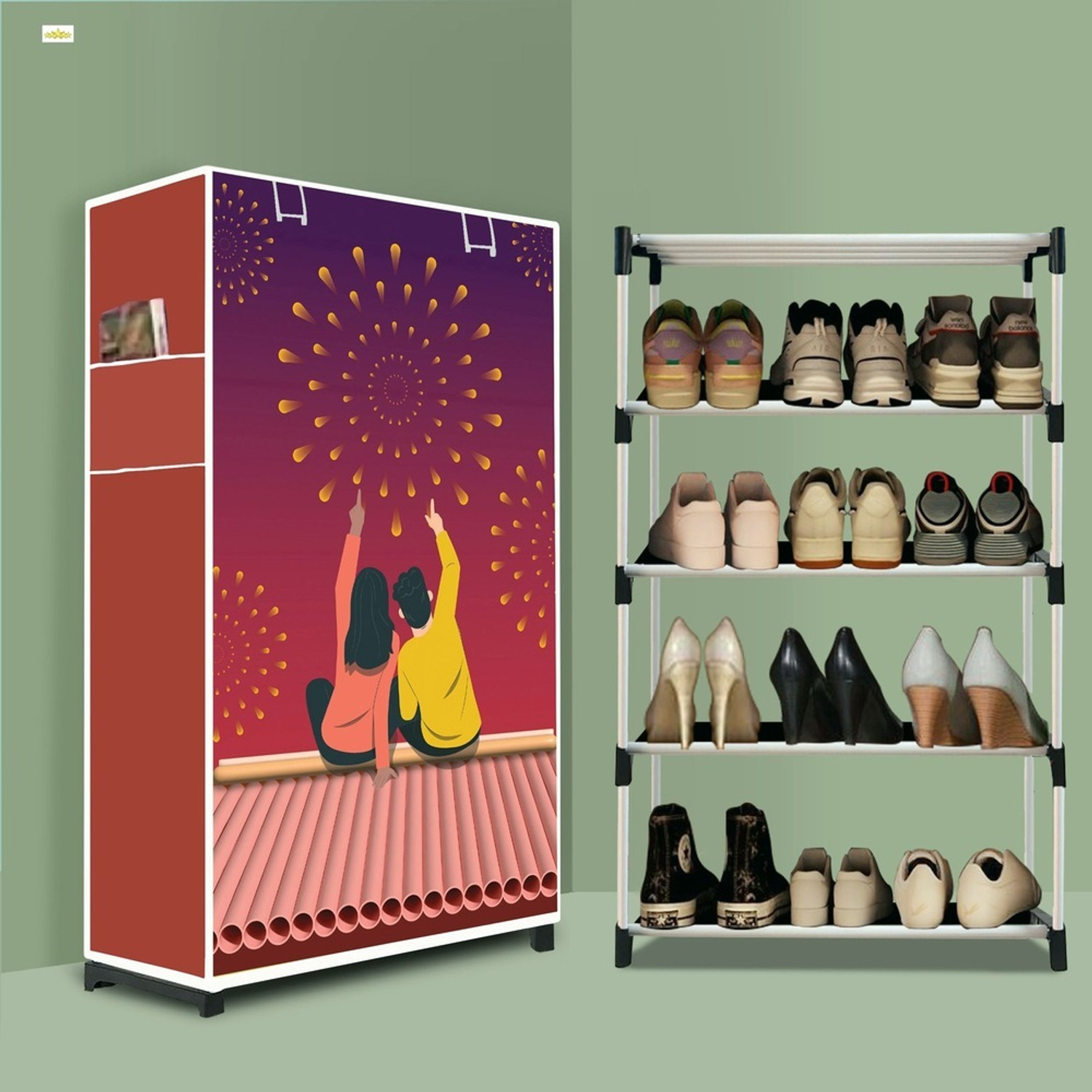 Image of Easybuy Plastic Shoe Stand