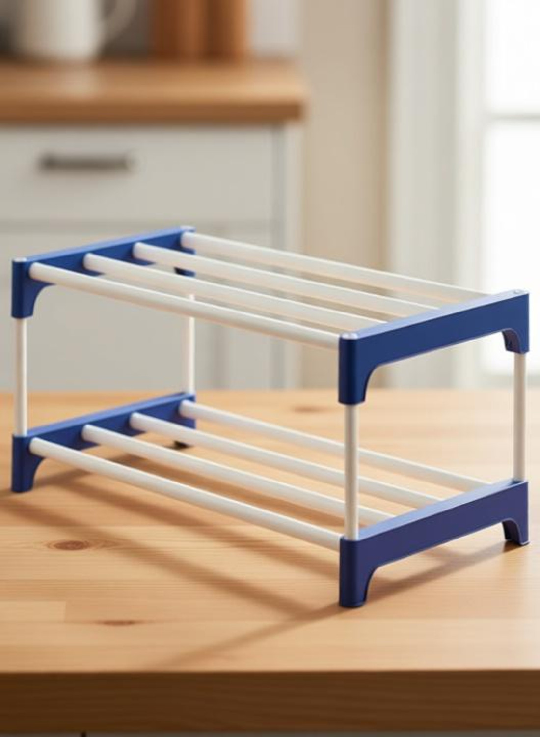 Image of Attache Metal, Plastic Shoe Rack