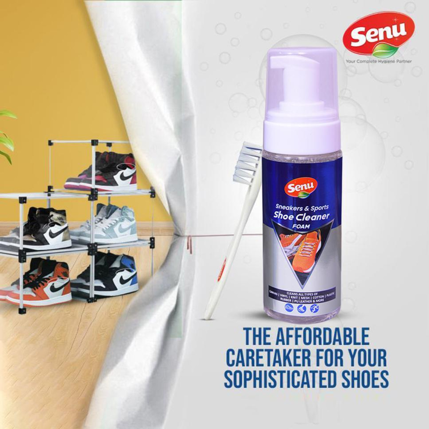 Image of Senu Sneakers & Sports Shoe Cleaner 150 ml Cleaner