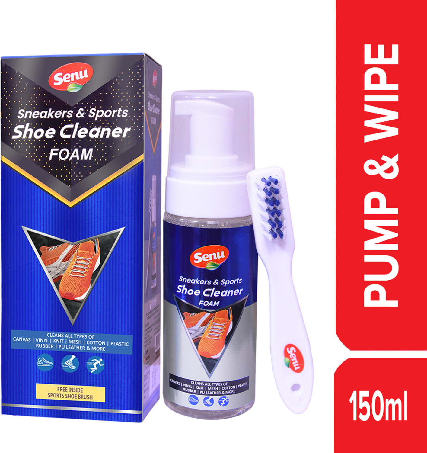 Image of Senu Sneakers & Sports Shoe Cleaner 150 ml Cleaner