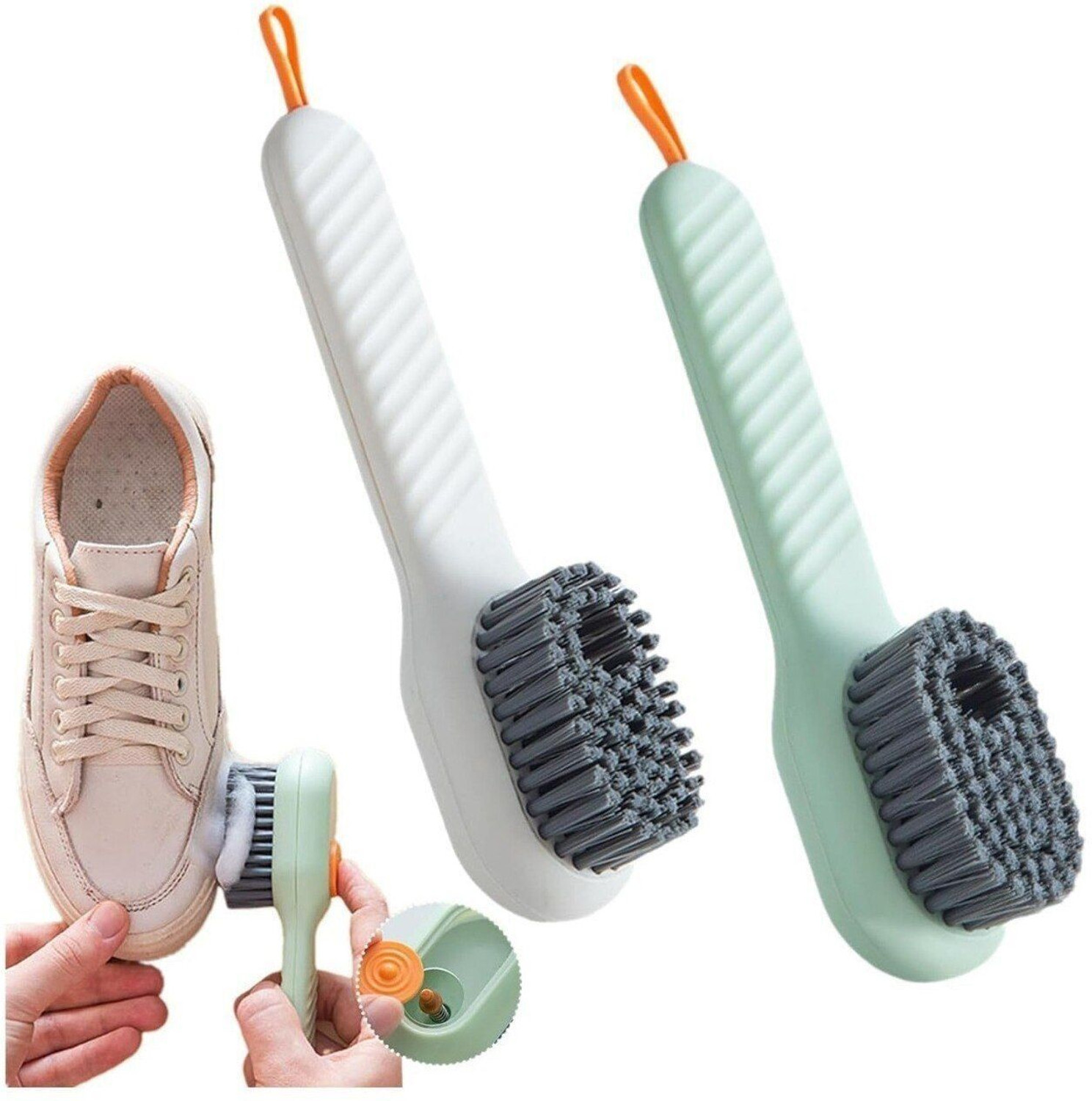 Image of DINEDUST SHOE CLEANER FOAM WITH BRUSH Cleaner