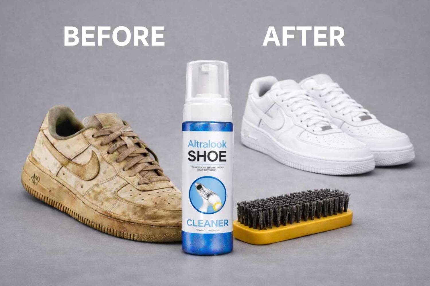 altralook Sneaker Premium Foaming Solution Cleaner (Sports Shoes, Neutral) Cleaner
