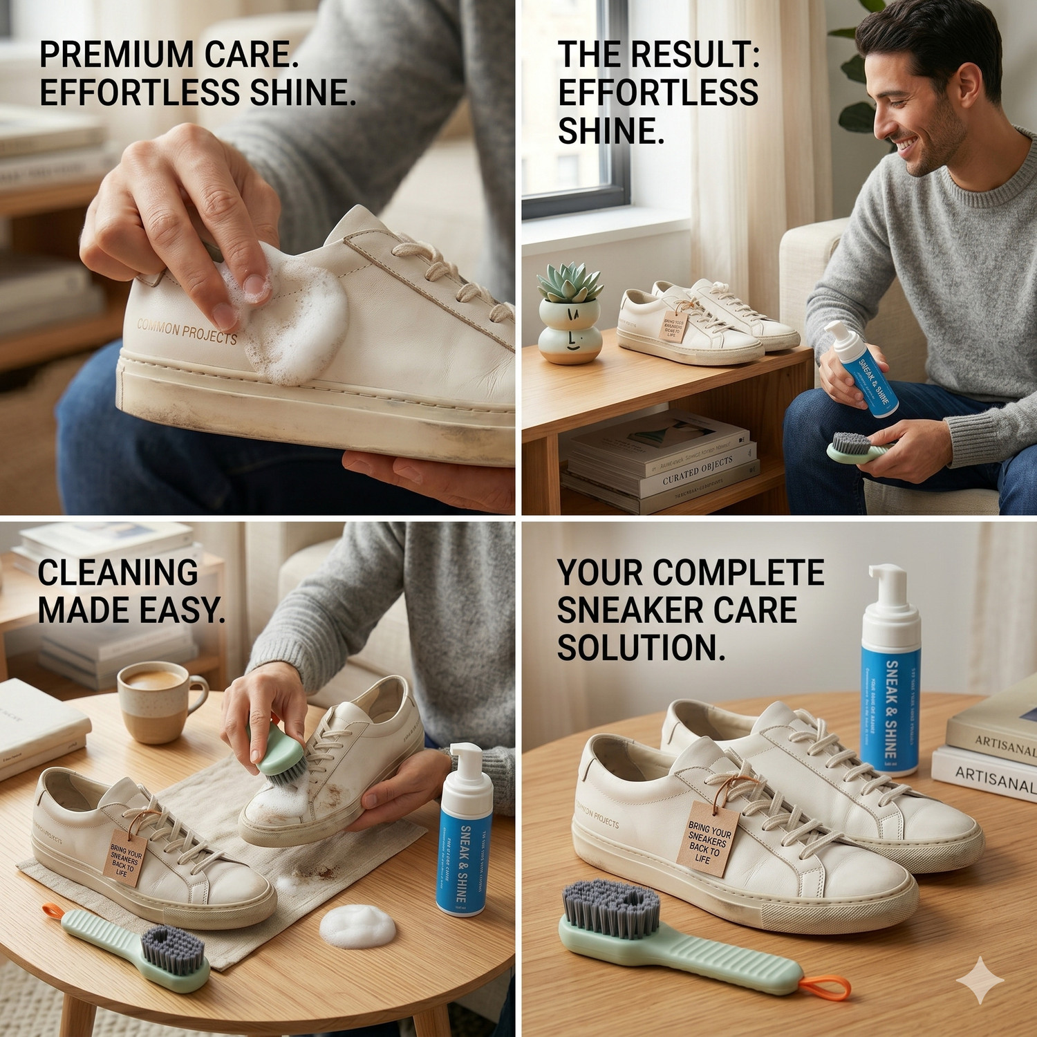 Image of Grab Kart Quick Foam Cleaner & Medium Bristle Brush Cleaner