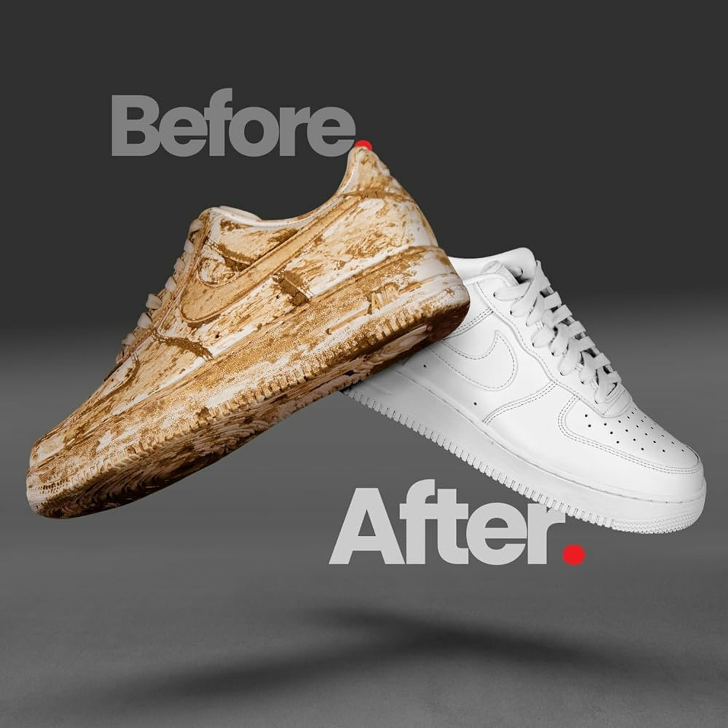 Image of FUSIONN Natural Portable Sneaker Cleaner Shoe Wipes- (1 Packs of 80) Cleaner