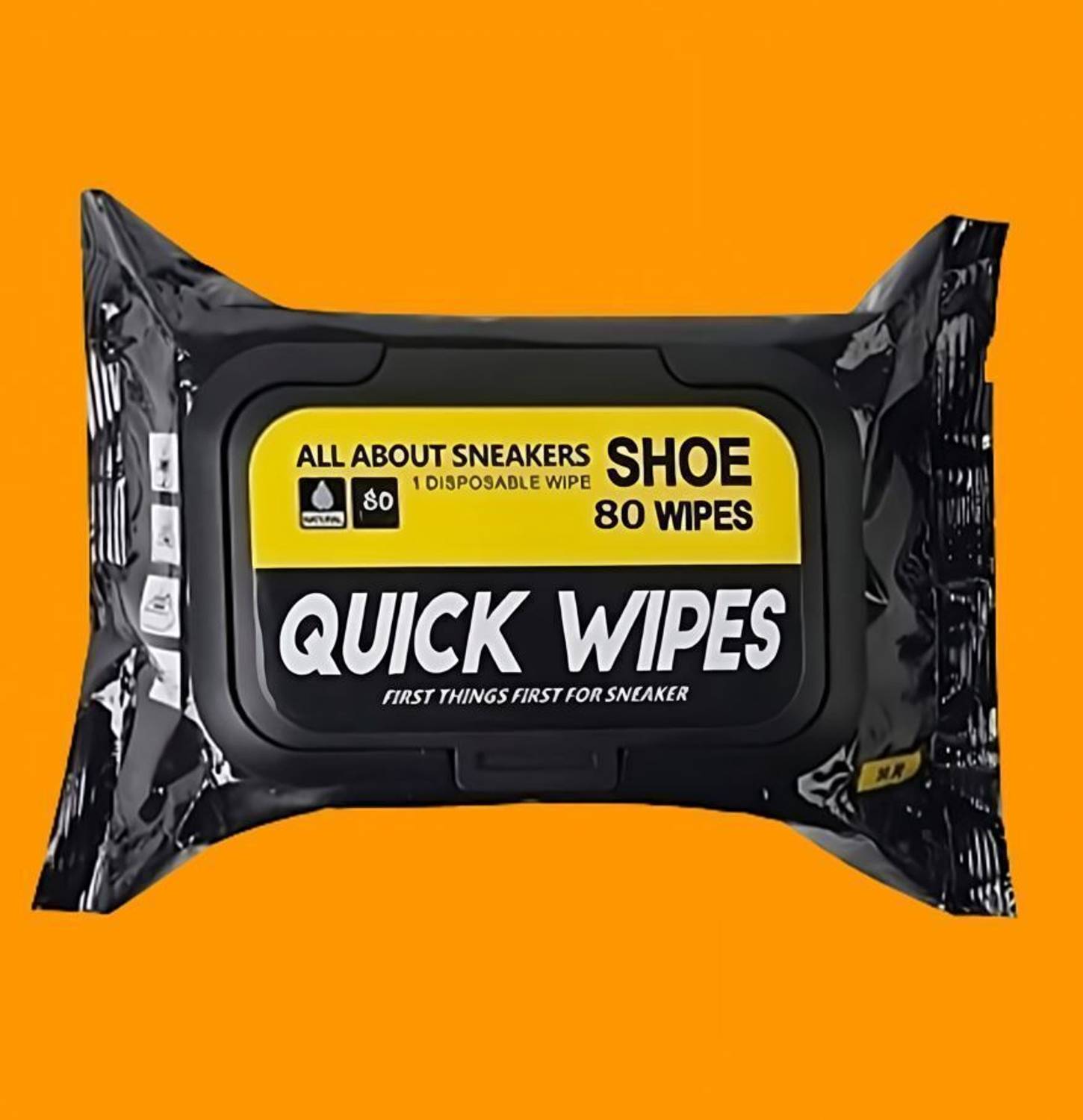 ADBERG Instant Shoe cleaning Wipes 1 Packs of 80 wipes Dirt stain mud Cleaner Portable Cleaner