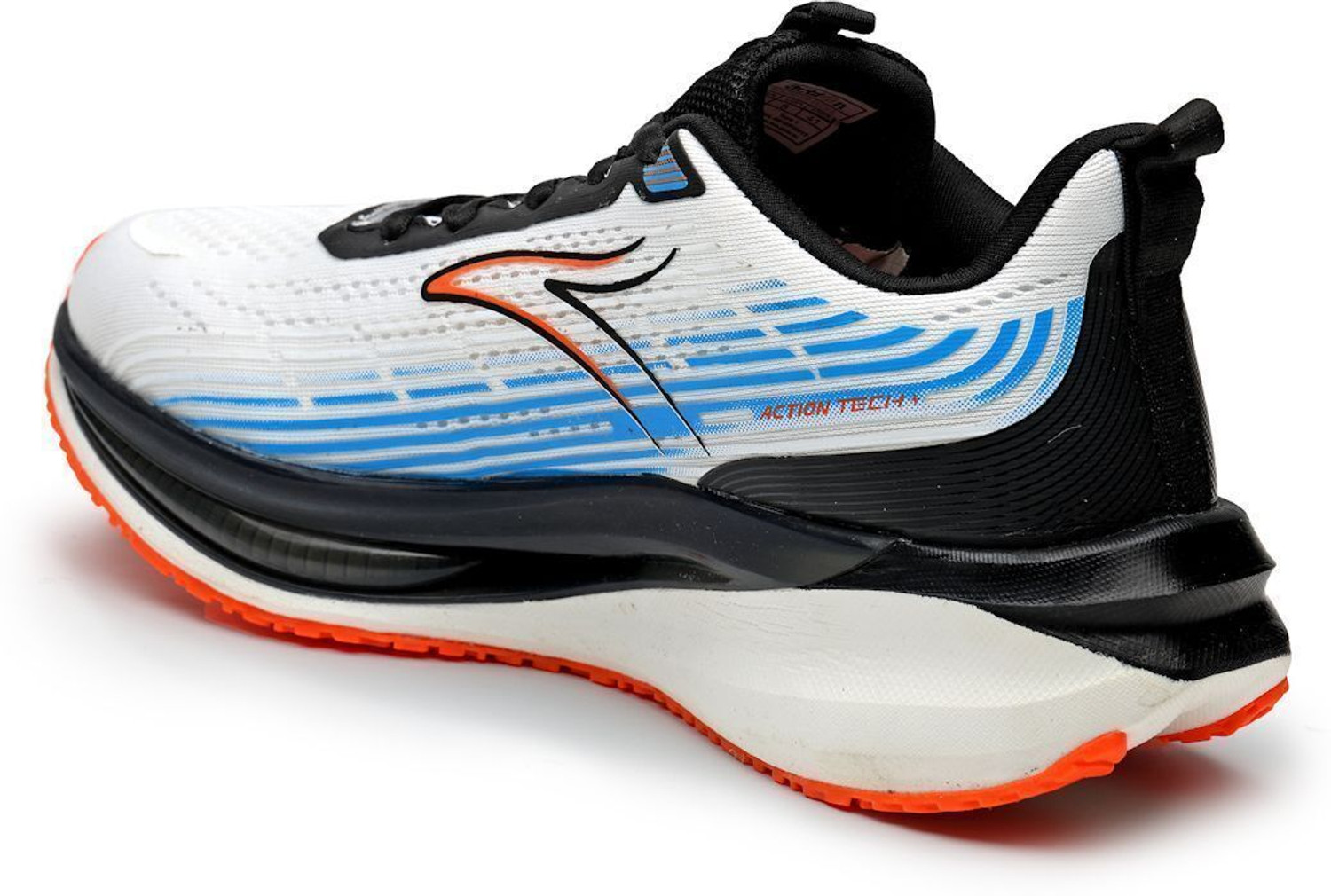 Image of action Athleo TURBO-2503 Lightweight | Breathable | Comfortable Sports Lace-Up Running Shoes For Men
