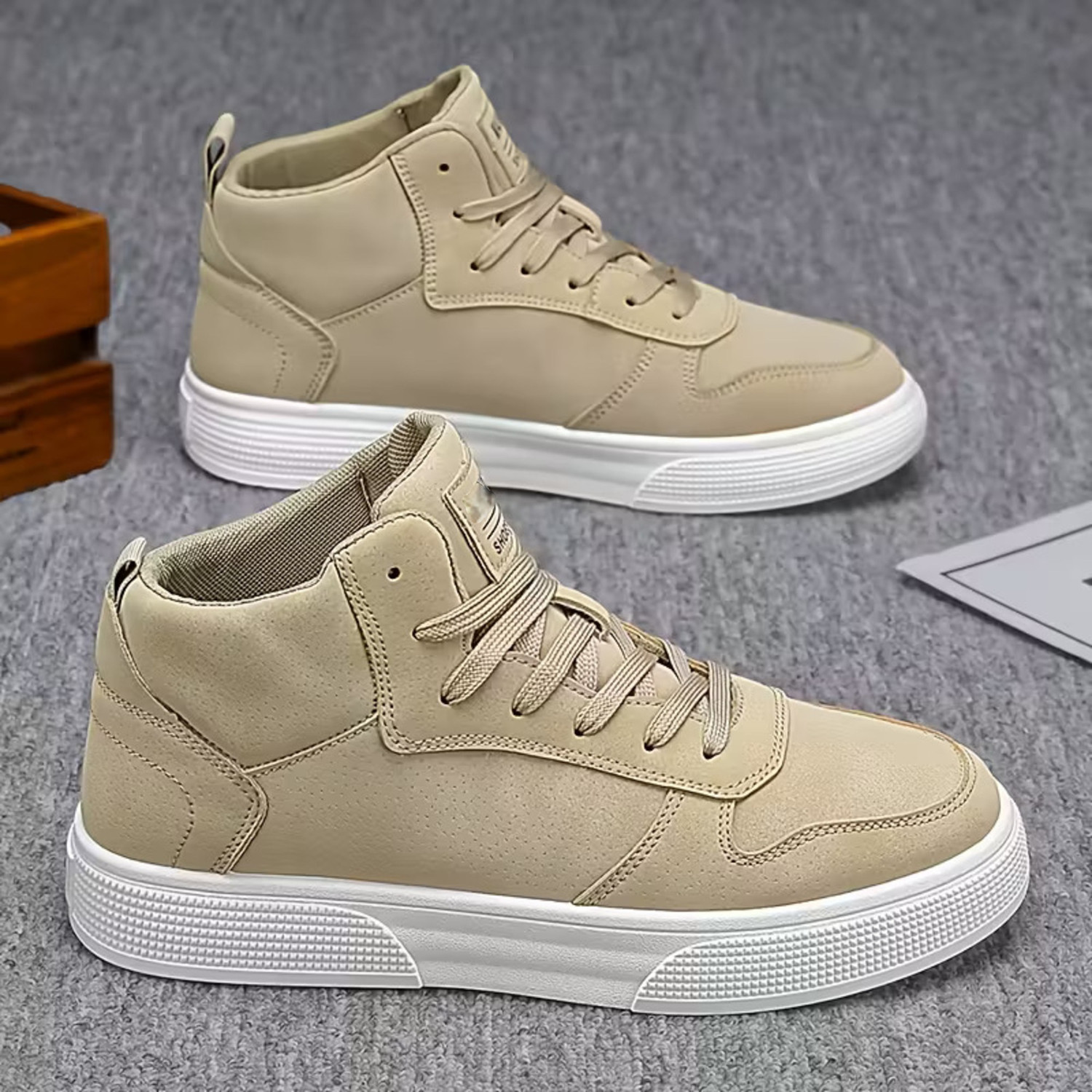 Image of The Roaster High Tops Light weight Boots stylish attractive sneakers shoes for men High Tops For Men