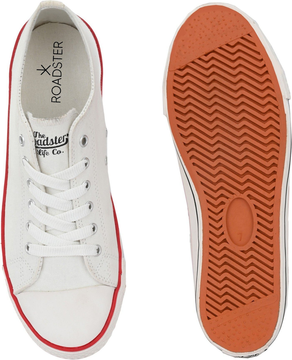 Image of Roadster Lightweight Lace-Ups Casual Canvas Shoes|Canvas Canvas Shoes For Men