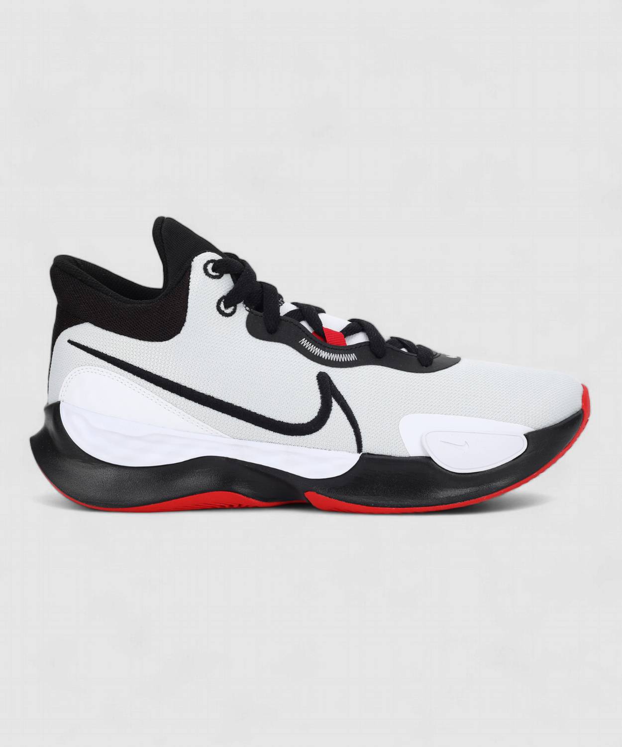 Nike Renew Elevate III Basketball Shoes For Men - White - Image 4