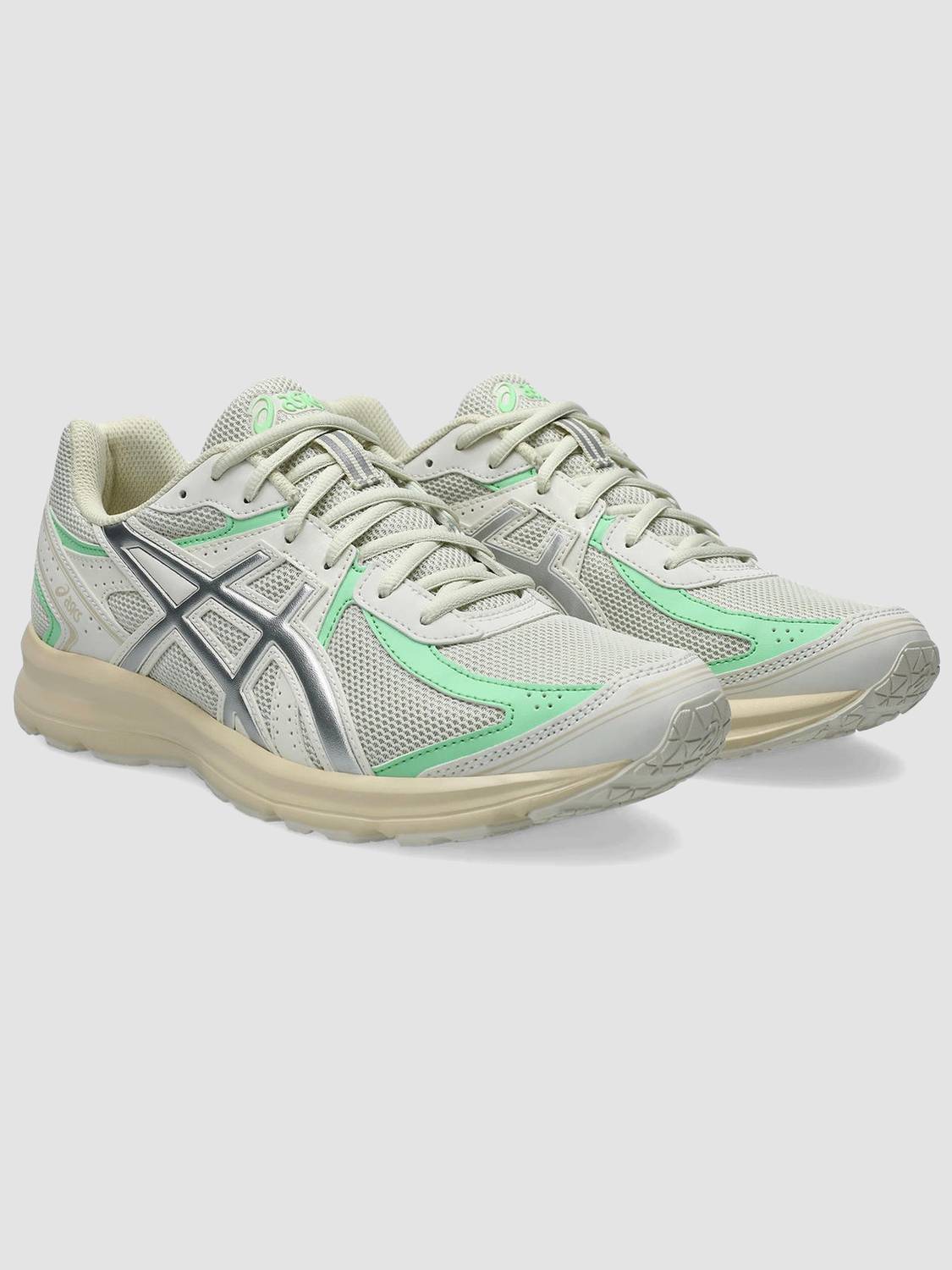 Asics JOG 100S Unisex Beige Running Shoes - Image 1