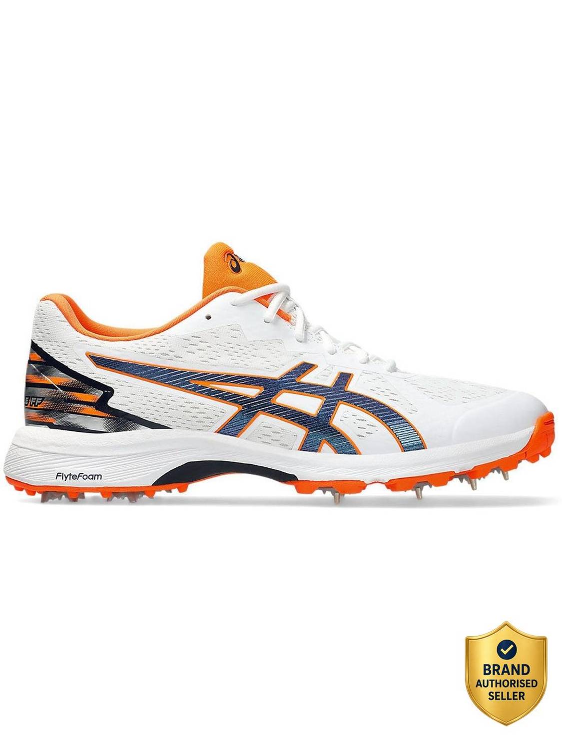 Asics QUICK SINGLE FF Cricket Shoes For Men White - Image 1