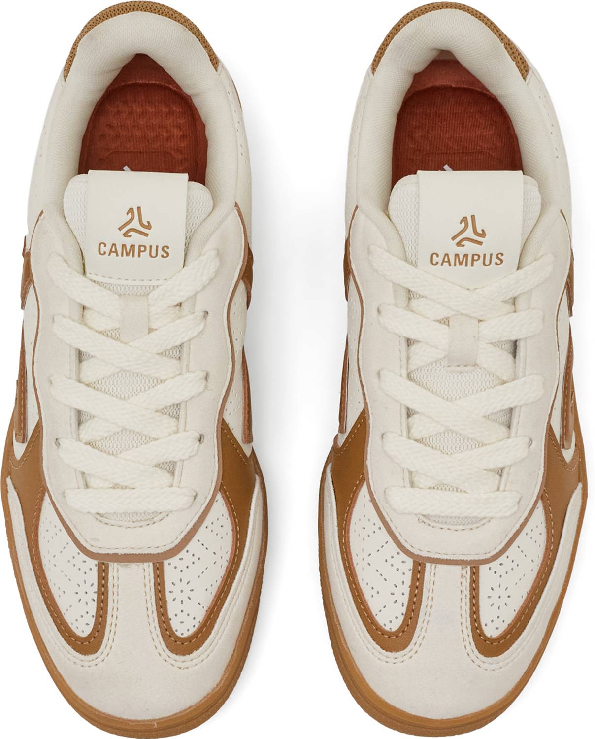 CAMPUS BELL Women White Sneakers - Image 4
