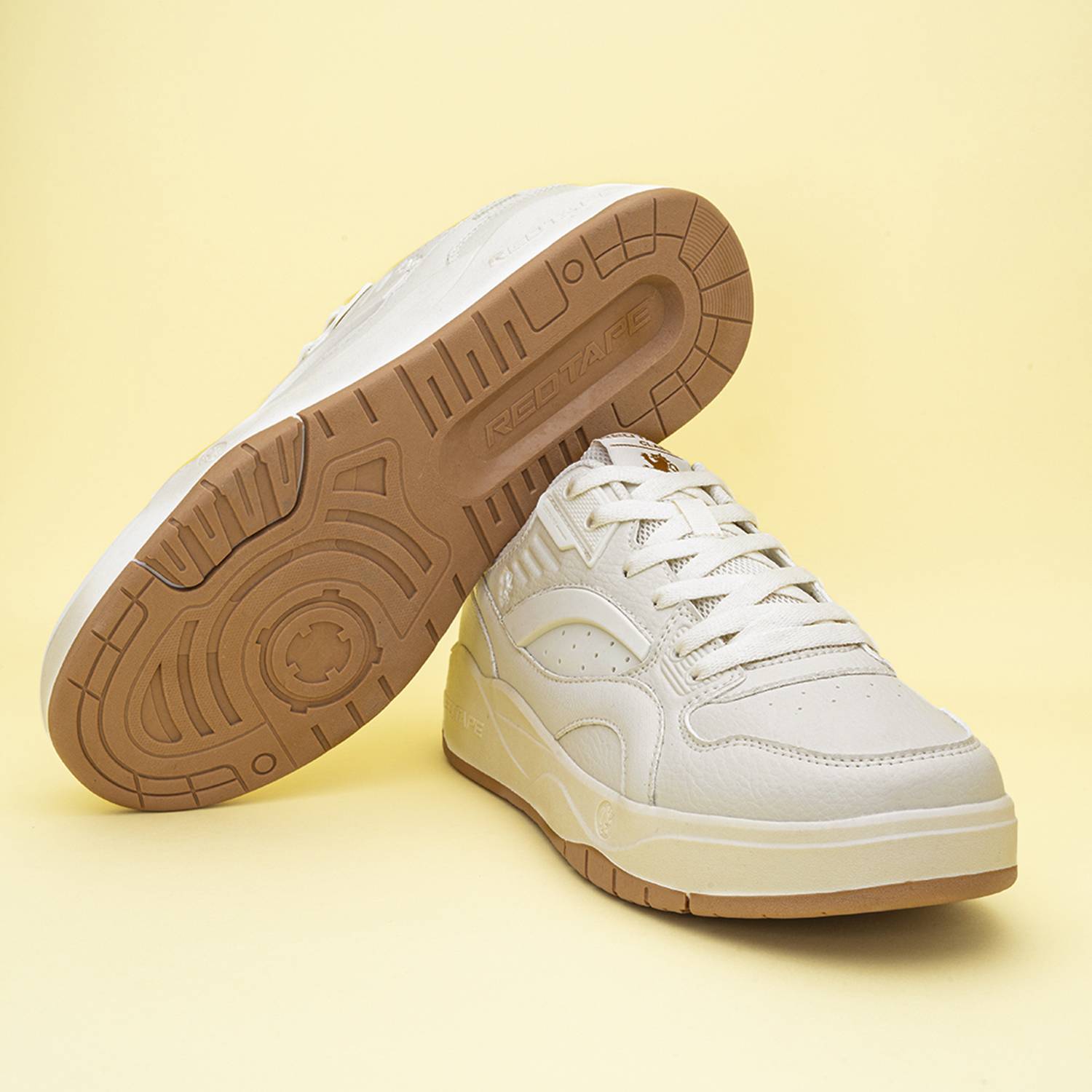 RED TAPE Men's Red Lifestyle Sneakers - Image 5