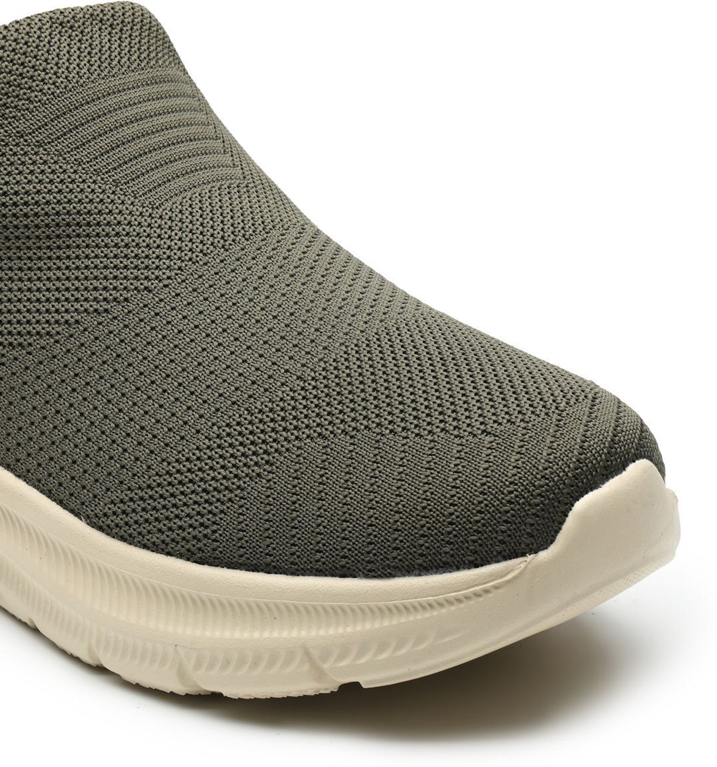 Image of action Athleo WALKER-157 Lightweight Breathable Comfortable Sports Slip-On Running Shoes For Men