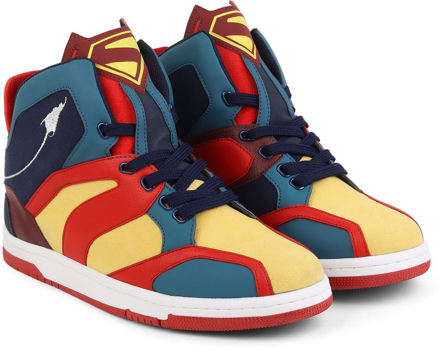 Image of yoho Hope: Superman Sneakers|TPR Sole | HighAnkle Shoe|Breathable, Durable & AntiSlip Sneakers For Men