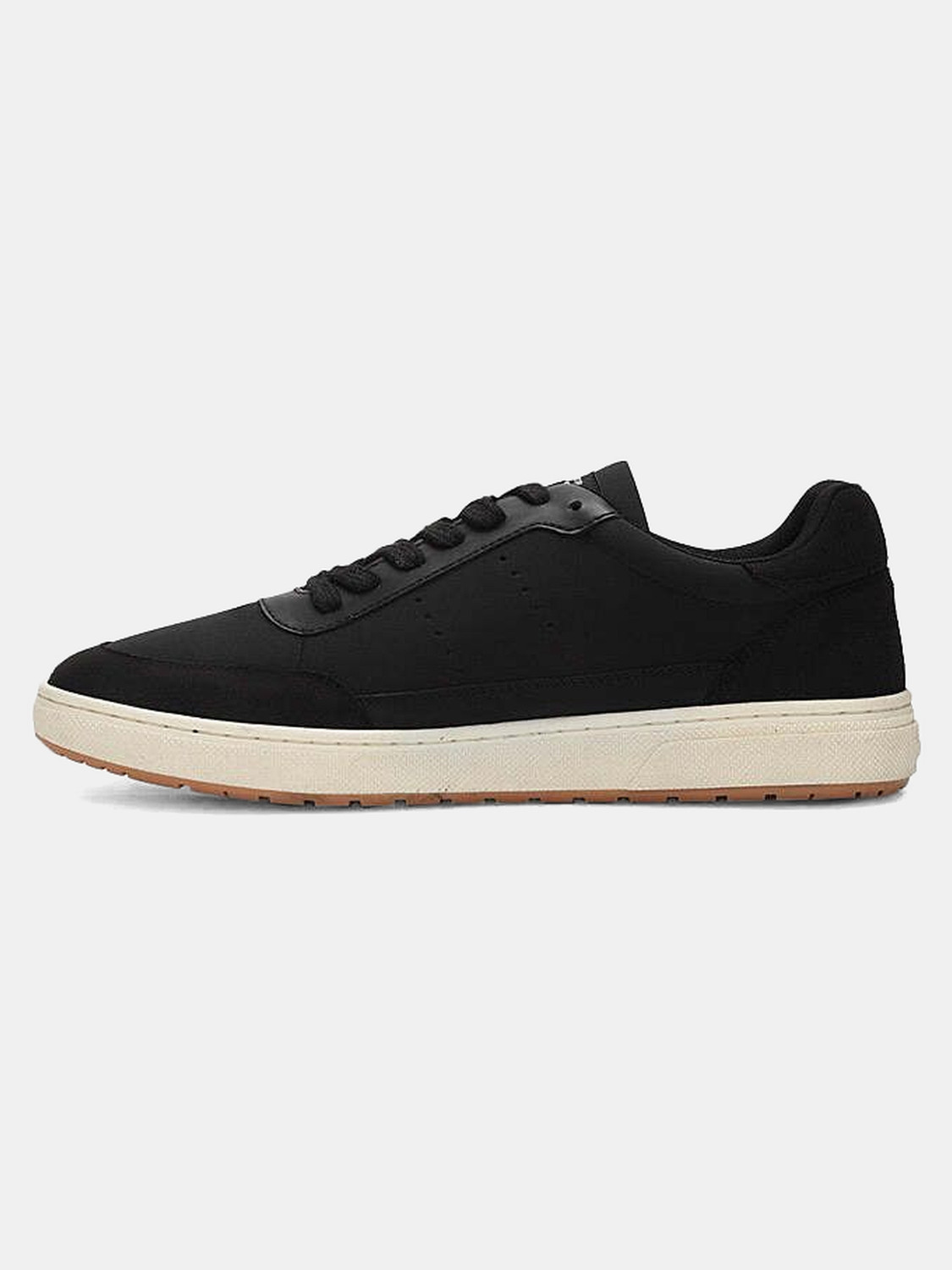 Image of LEVI'S Men's Black Solid Sneakers Sneakers For Men (Black, 6)