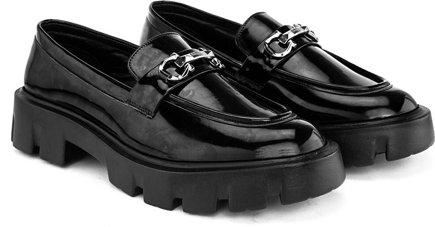 ASTEROID Mens Black Chunky Loafer - Image 2