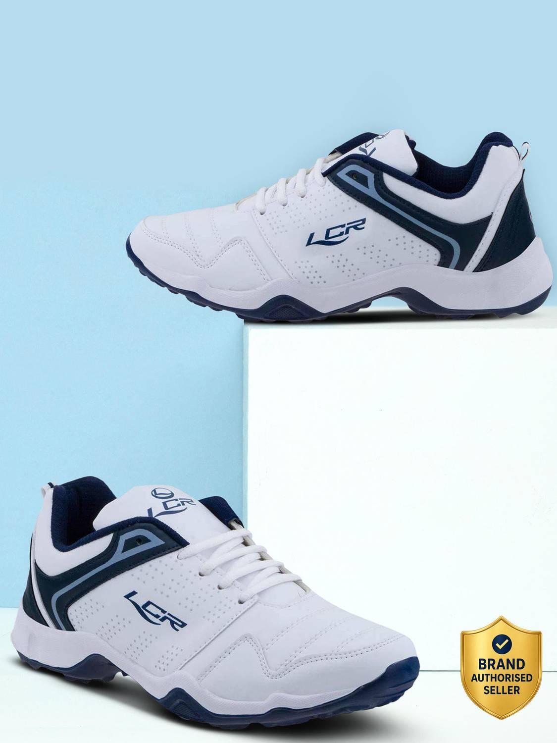 LANCER INDUS-251 Men's Running Shoes - White - Image 1