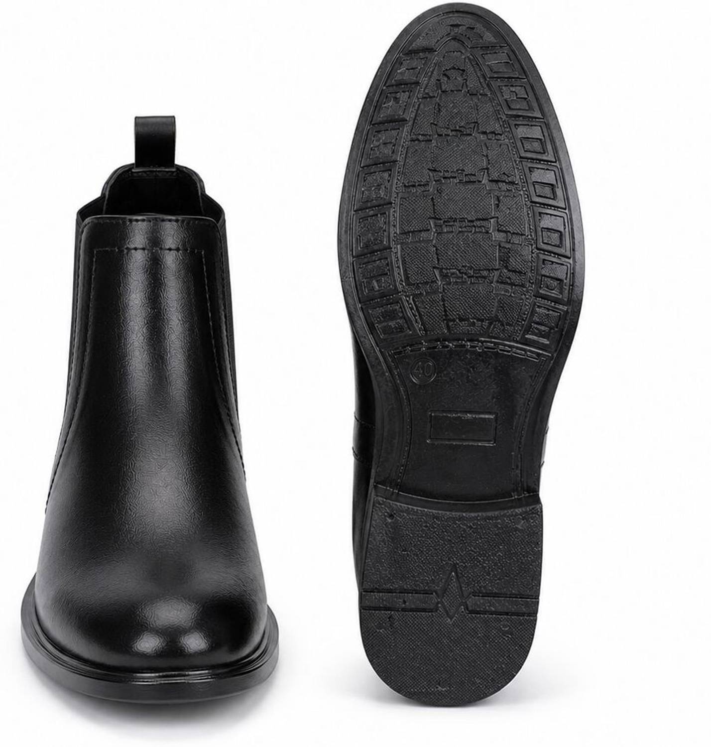 BOLTVELOCITY men’s Classic Chelsea black color Boots Boots For Men Boots For Men