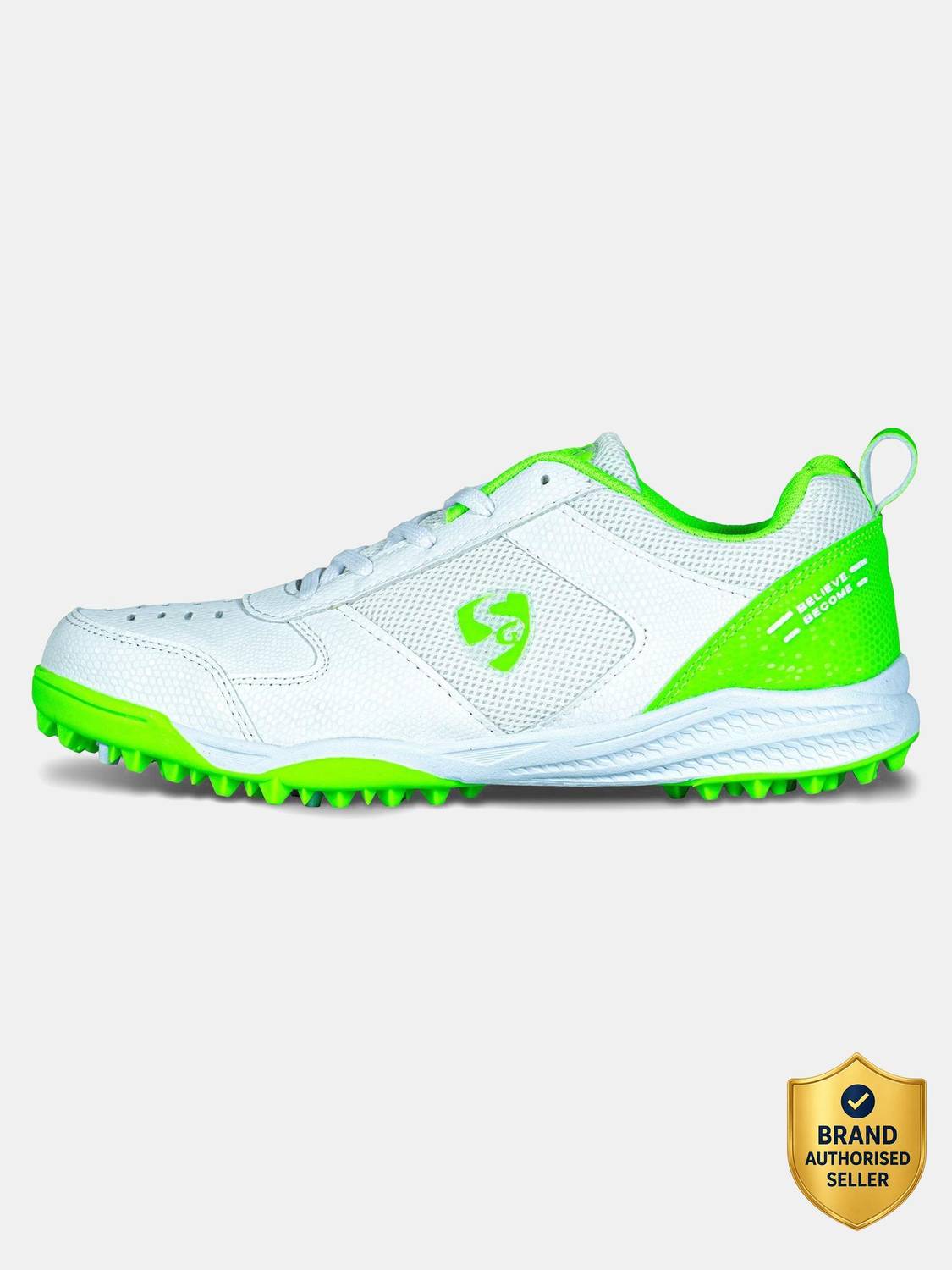 SG FUSION Cricket Shoes for Men Green