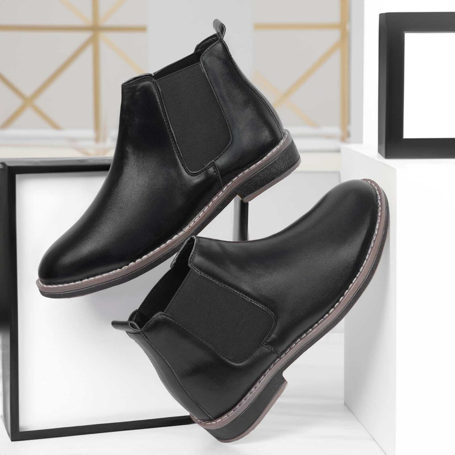 Image of MODESTINE Men's Casualwear Comfortable Casual Outdoor Stylish Chelsia Boots For Men