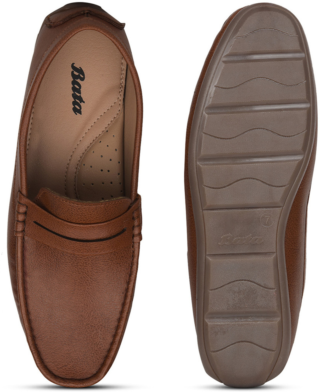 Image of Bata Bata Men's Loafers | Comfortable & Stylish Slip-On Shoes. Slip On For Men
