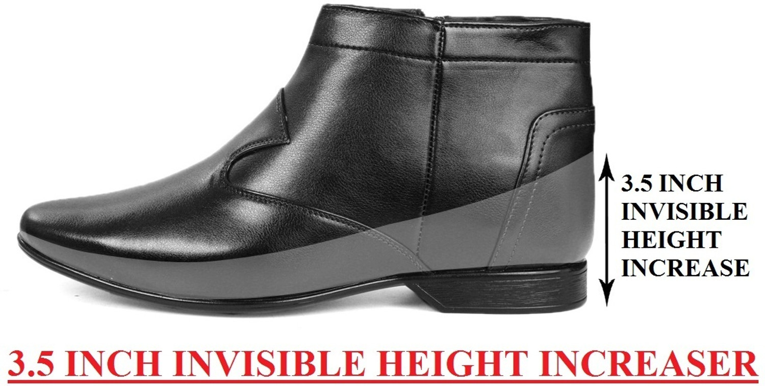 Image of YUVRATO BAXI 3.5 Inch Hidden Height Elevatore /Increasing Formal Slip-on Party Wear Boots For Men