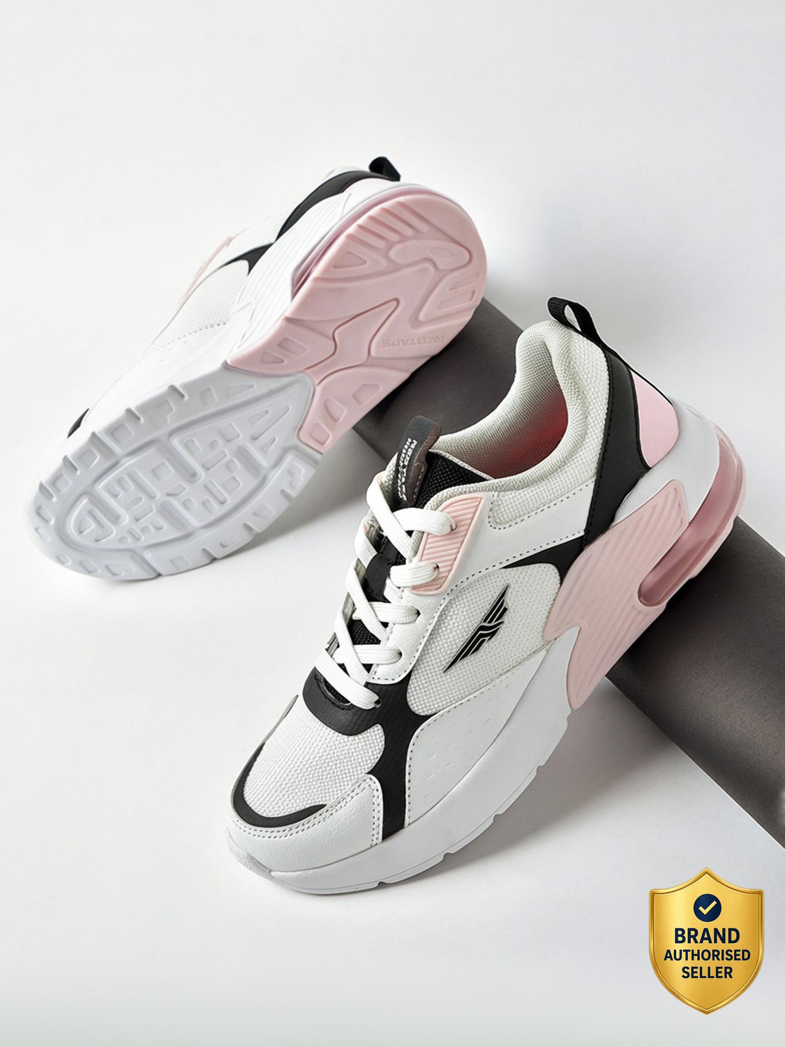 Image of RED TAPE Casual Shoes for Women | Breathable Mesh+PU Upper, Cushioned Insole Sneakers For Women