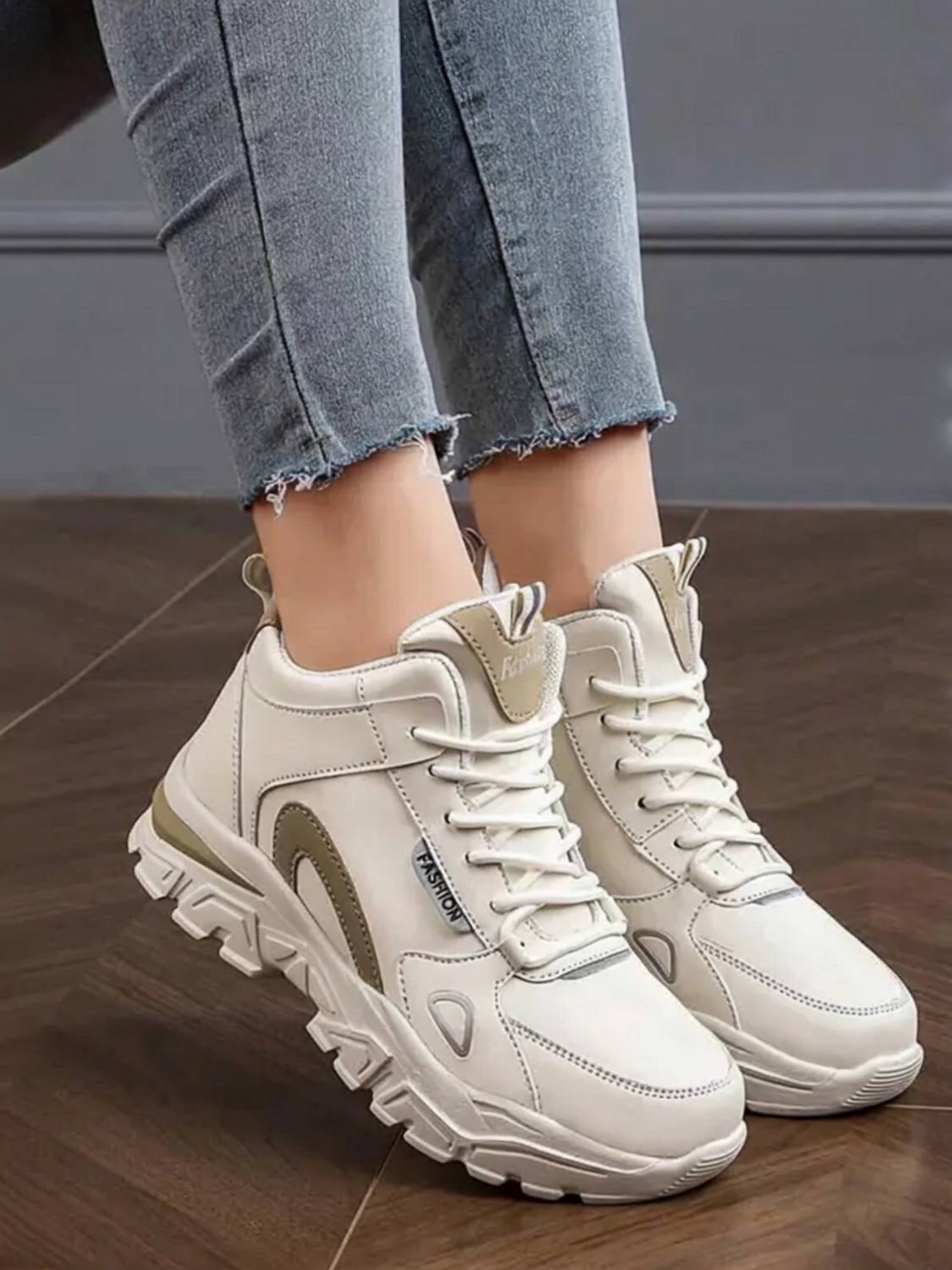 Fabbmate Casual Sports shoes White Sneakers for Women Girls White