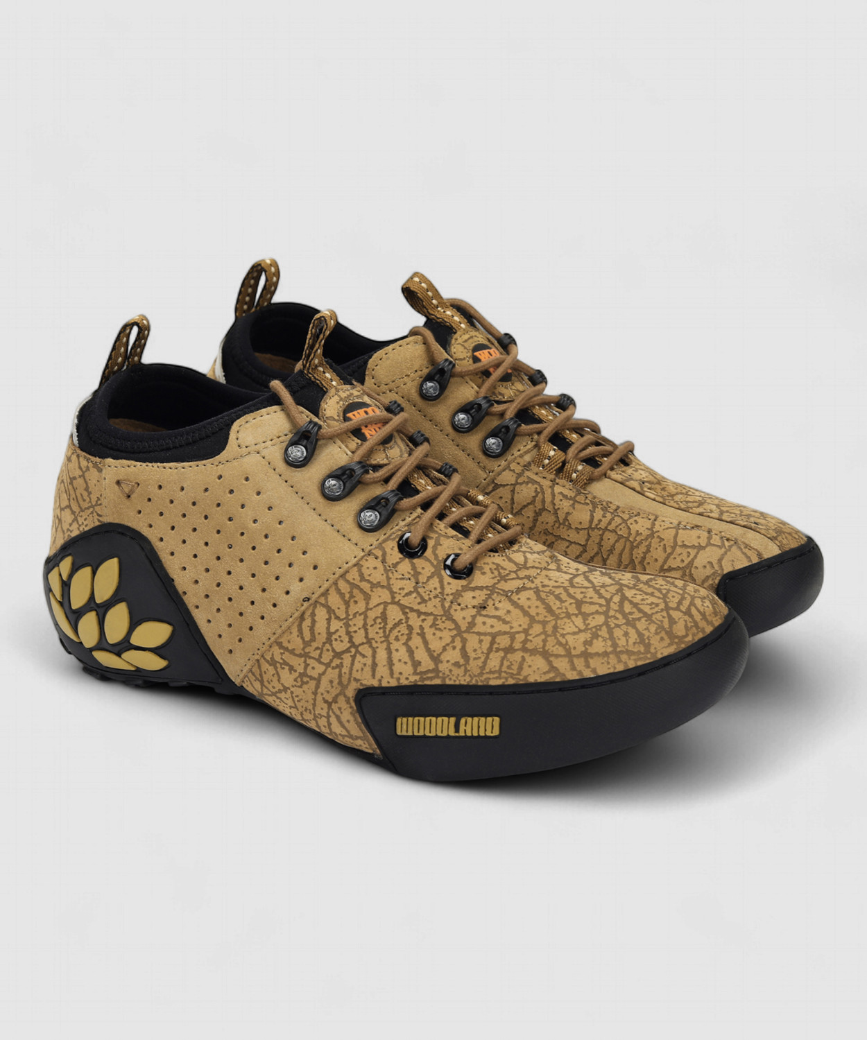 Image of WOODLAND Lace Up Lightweight Breathable Comfortable Daily Use Casuals For Men