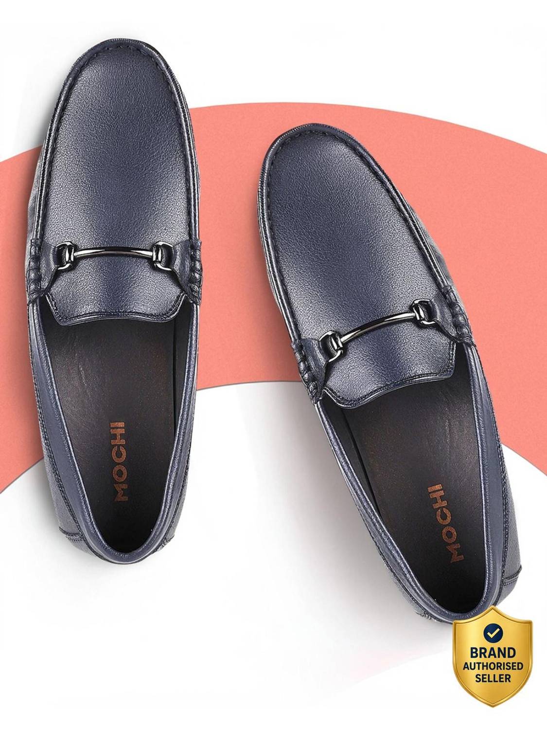 MOCHI Men Blue Loafers - Image 1