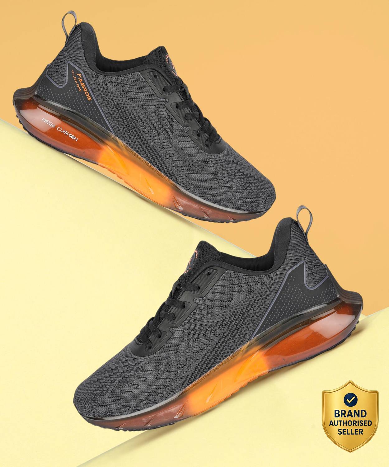 Abros RAMSAY Men Gray Running Shoes - Image 1