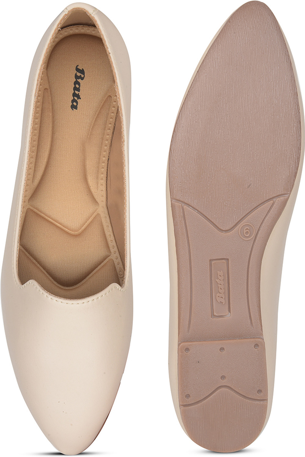 Image of Bata Women casual ballerinas for women | trendy & comfortable slip-on flats Bellies Sandal (Multicolor, 5)