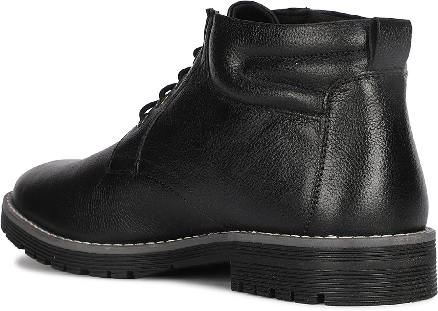Bata KNOX LEATHER Boots For Men Black - Image 3