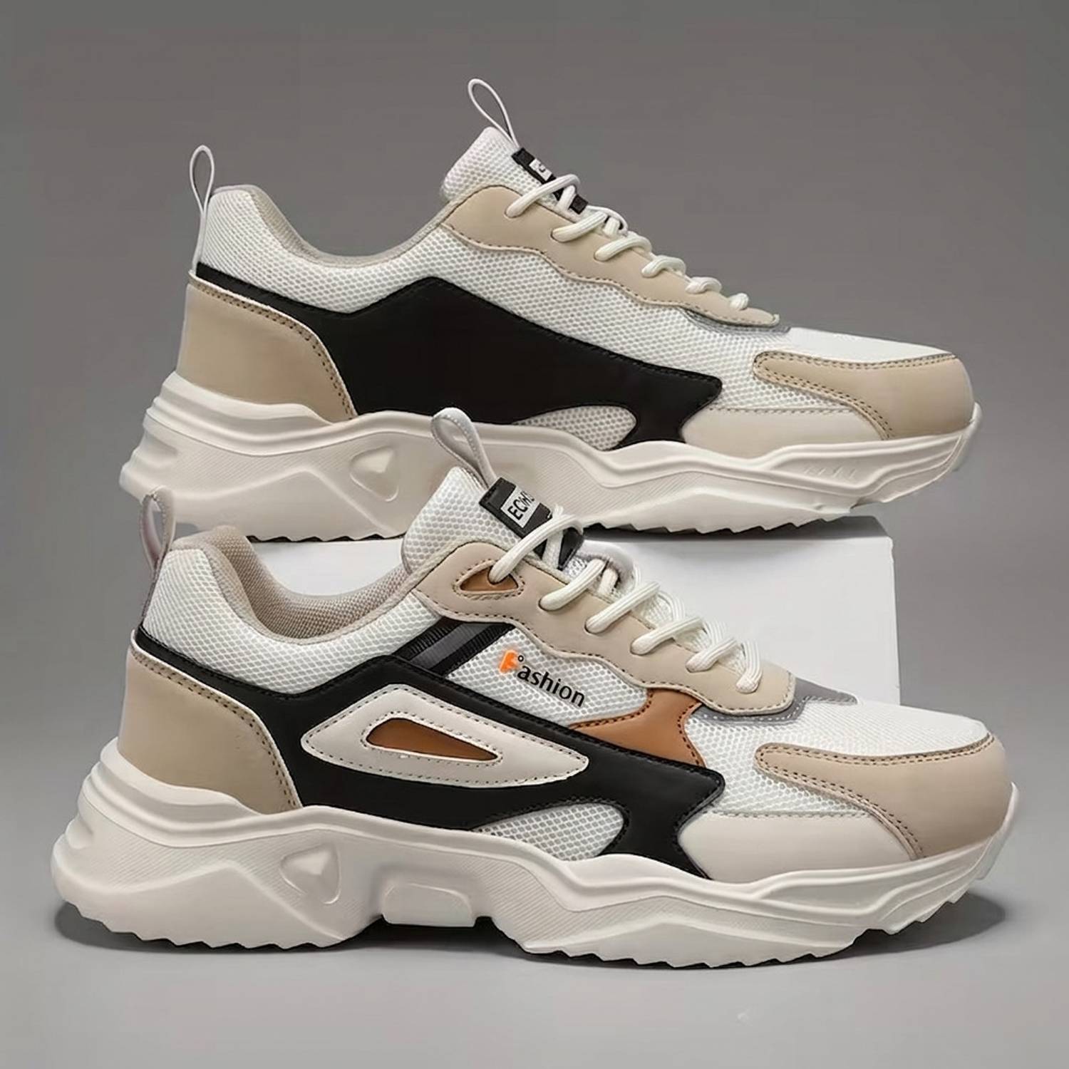 Echor Men's White Casual Sneakers - Image 2