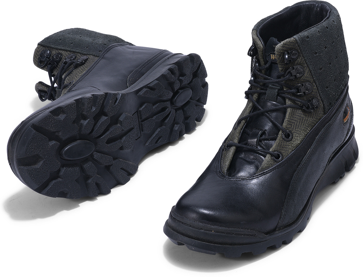 Image of WOODLAND Chelsea Leather Slip On Premium Office Wear Lace Up For Men
