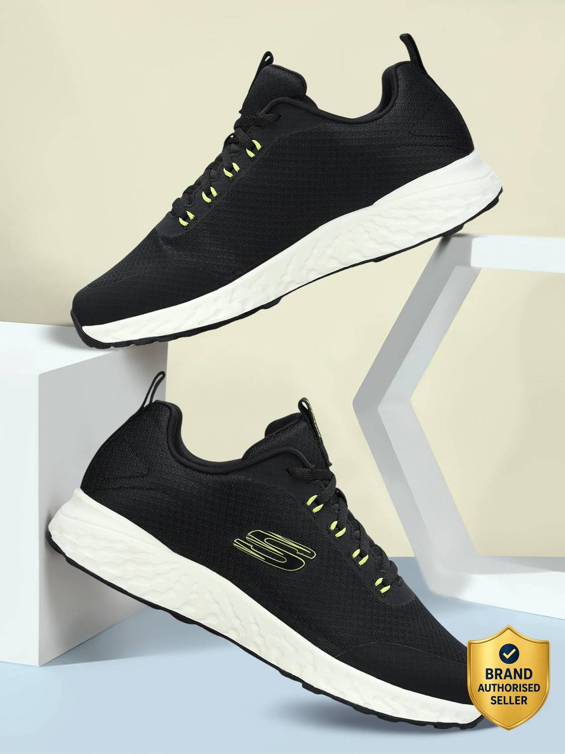 Skechers TERRENEX Black Casuals For Men