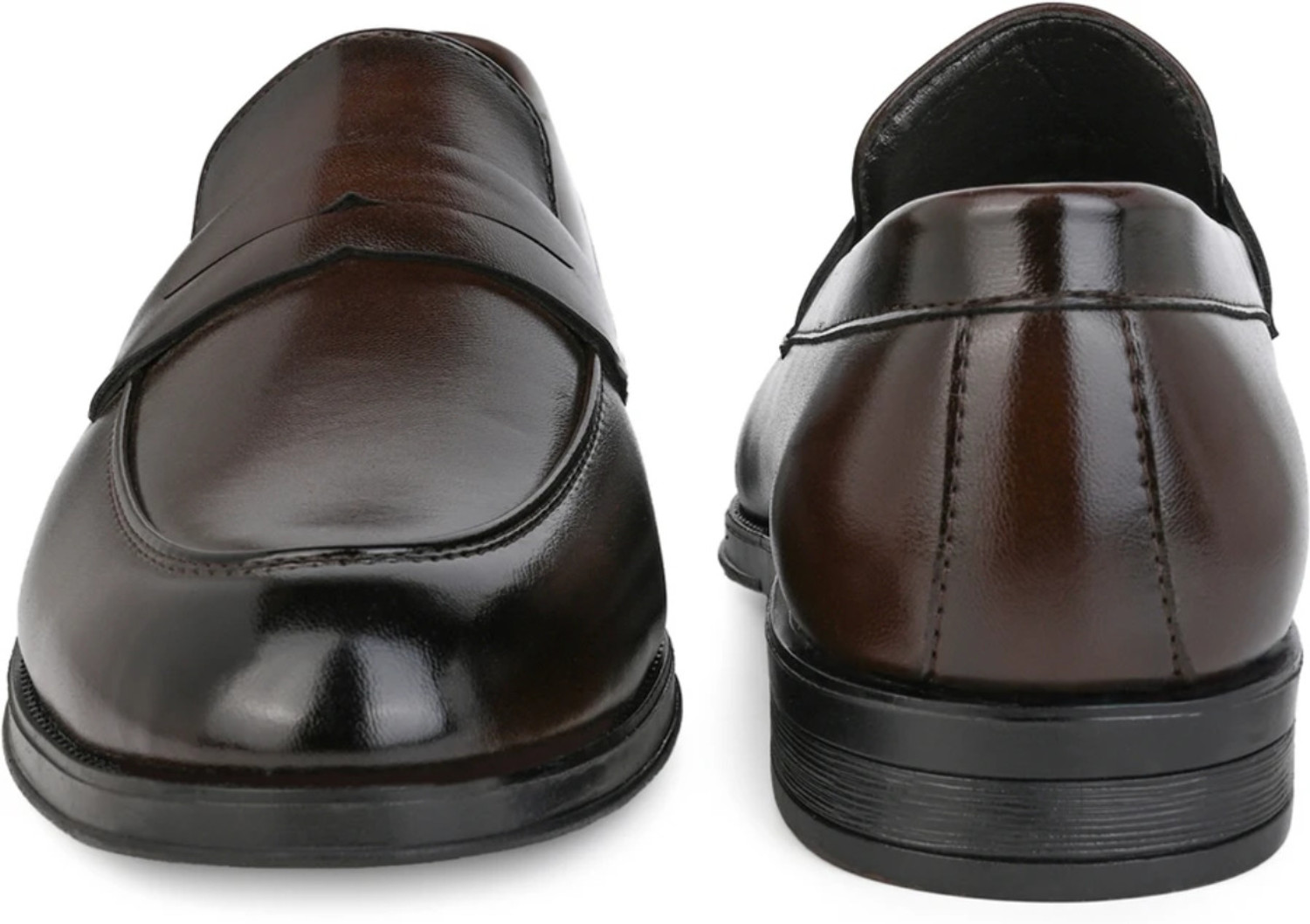 Image of ZENIN Men's Brown slip On / Comfortable Premium Formal shoes / Loafers For Men
