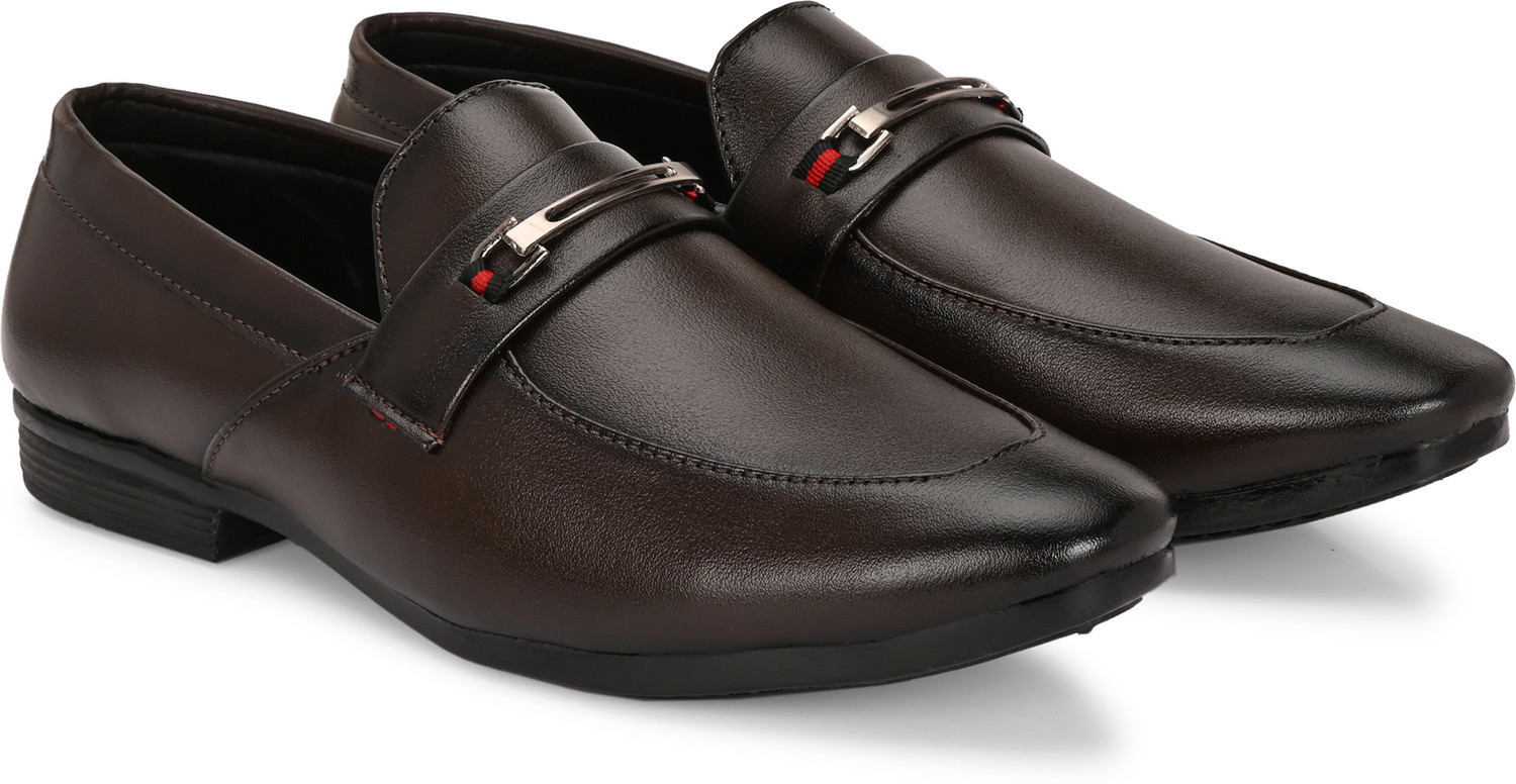 Image of Knoos Trenda White Loafers For Men
