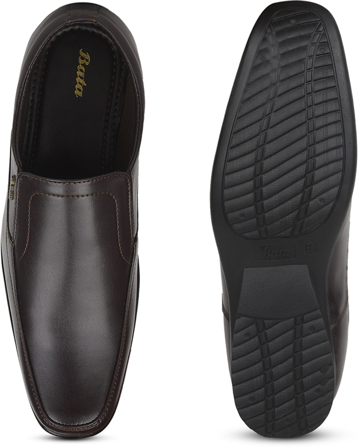Image of Bata men�s casual slip-on shoes | lightweight & comfortable daily wear footwear Slip On Sneakers For Men