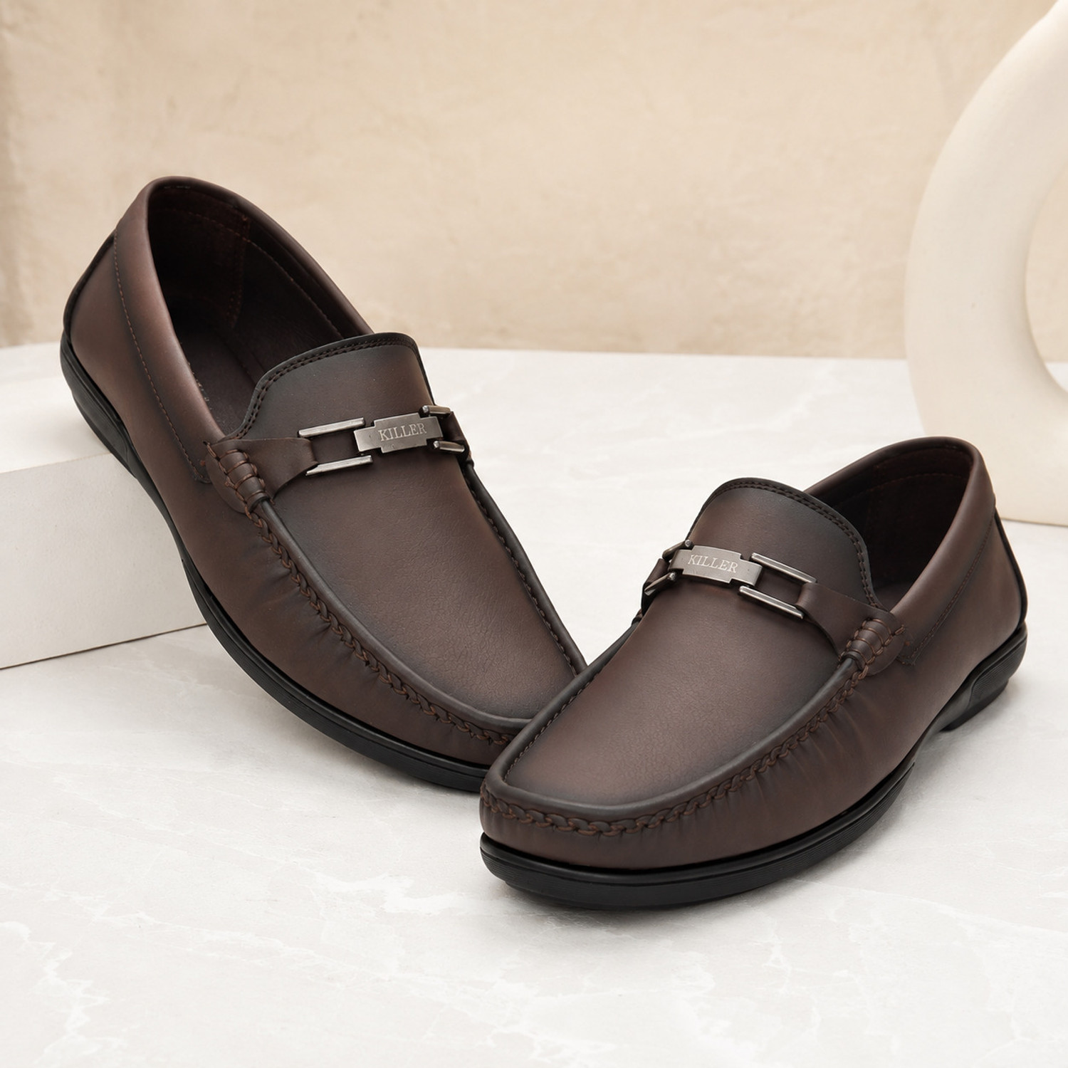 Image of KILLER Loafer Shoes for Men | Formal & Casual Stylish, Lightweight Comfortable Wear Loafers For Men