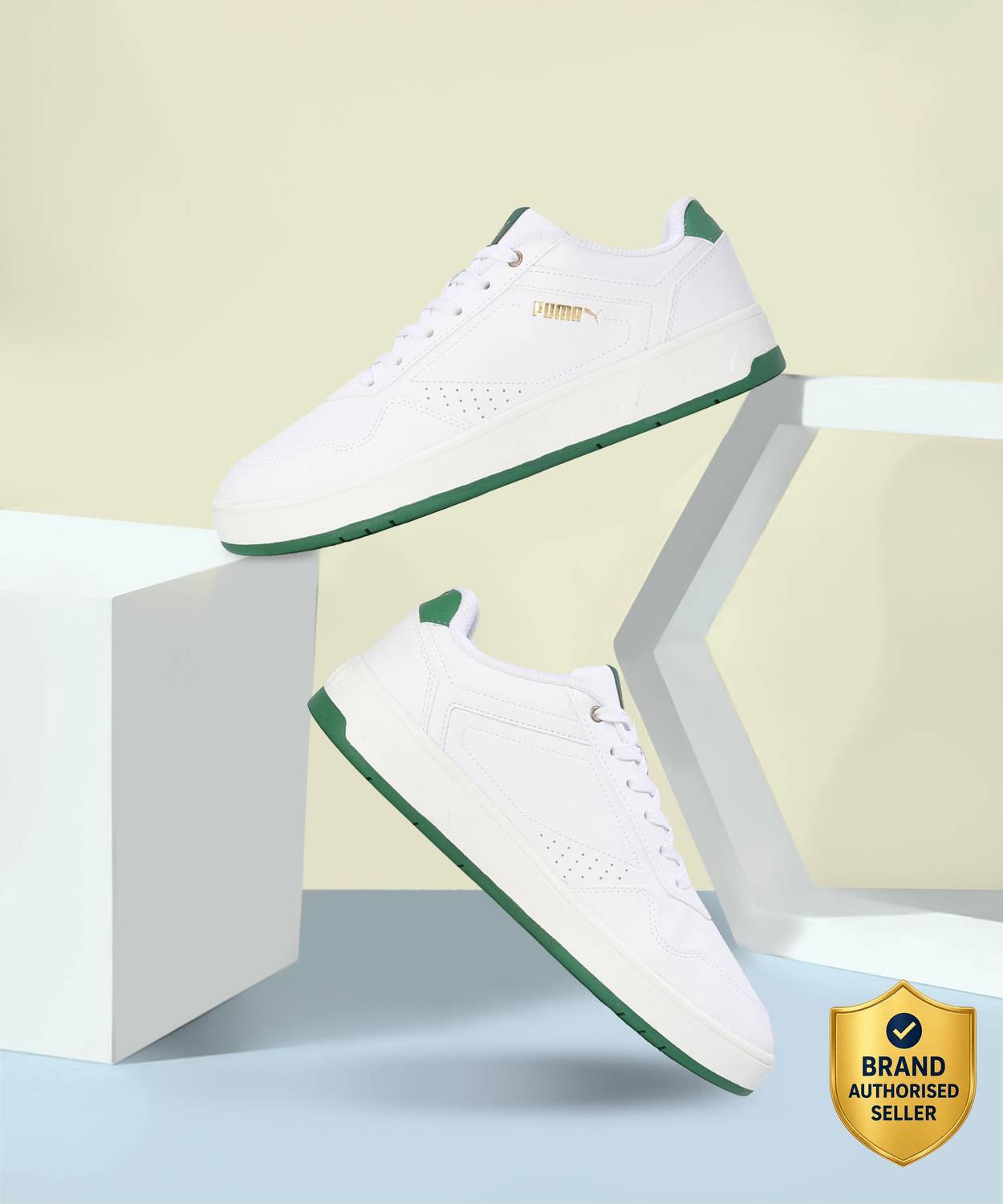 PUMA Court Classic Sneakers For Men White