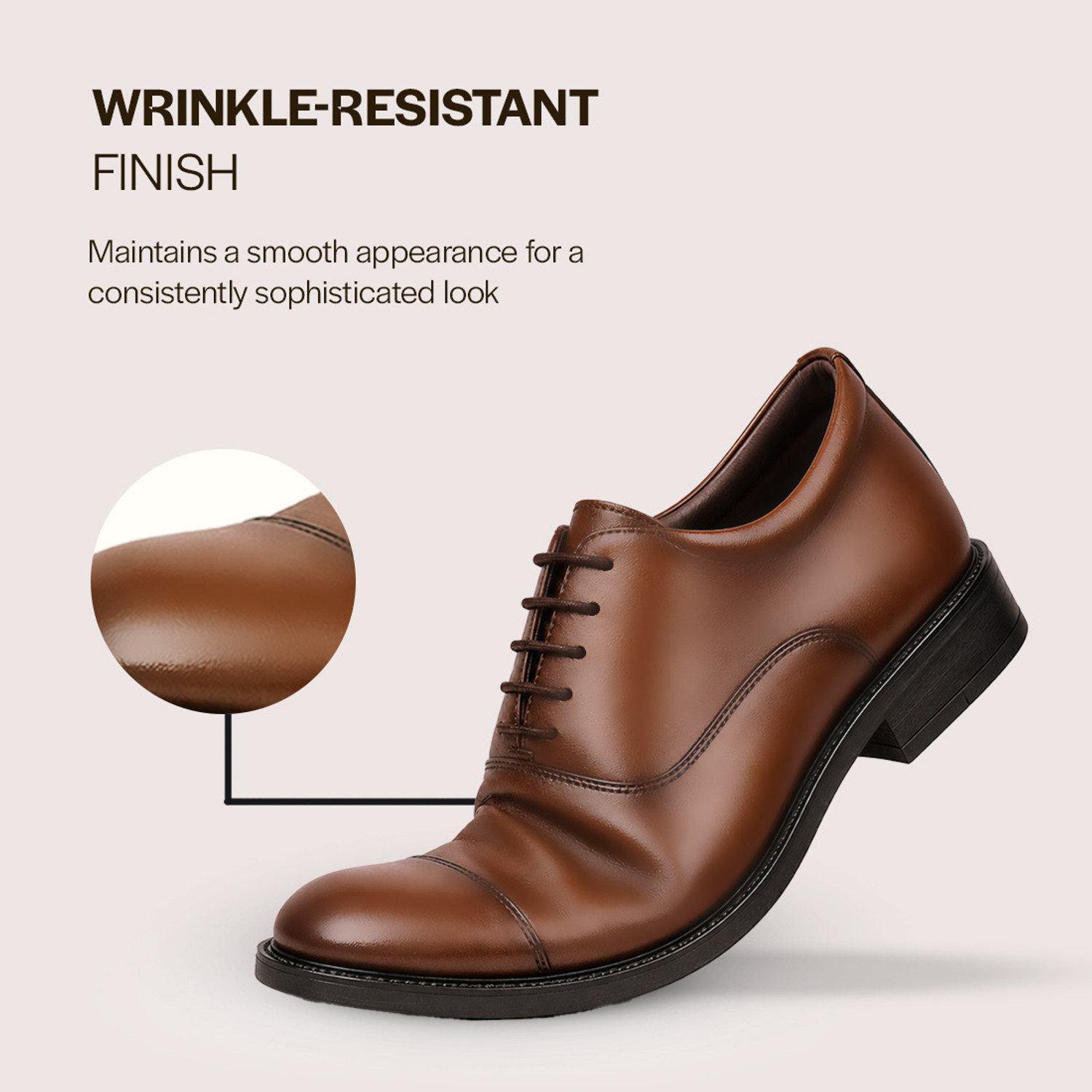 Image of FAUSTO Formal Office Work Lace-Up Shoes Derby For Men