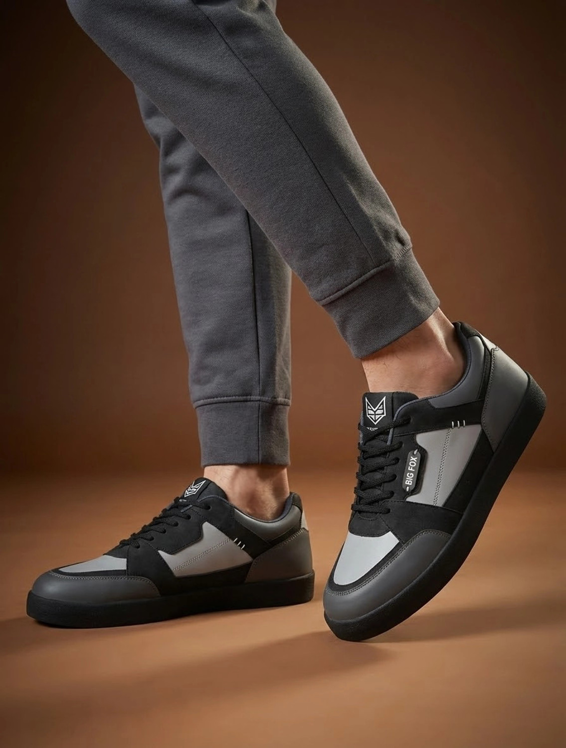 Image of BIG FOX Stride Super Comfortable Trendy Color Block Sneakers For Men